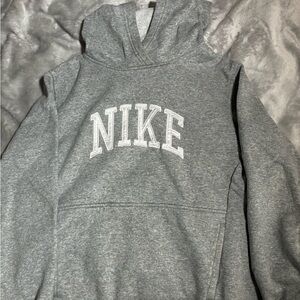 Nike Heather Gray Pullover Hoodie